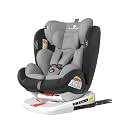 StarAndDaisy 3-in-1 Baby Car Seat for 3-7 Years with ISO Fix, 360� Free Rotation, Multi Level Height Adjustment, 3 Position Recline Seat - Black