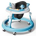 StarAndDaisy 360 Baby Walker 6-24 Months / 7 Level Height Adjustment Walker for Kids Boy and Girl with Switchable Food &amp; Musical Toy Tray/Premium Baby Walker - Sky Blue
