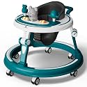 StarAndDaisy 360 Baby Walker 6-24 Months / 7 Level Height Adjustment Walker for Kids Boy and Girl with Switchable Food &amp; Musical Toy Tray/Premium Baby Walker - Blue