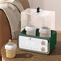 StarAndDaisy Baby Bottle Sterilizer &amp; Dryer for Feeding Bottles | BPA-Free Electric Steam Sterilizer | 6 Bottle Capacity | 4-in-1 Multifunction Sterilizer, Dryer &amp; Storage for Baby Bottles and Accessories (Green)