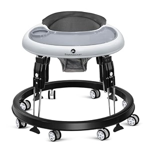 uonibaby baby push walker musical push walker for 9 months toodler walking toy for 1 to 2 years interactive activity panel with gears shapes numbers amp beads sturdy handle amp large wheels