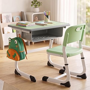 staranddaisy kids study table and chair set adjustable study desk amp chair for kids ergonomic study table with storage drawer spacious tabletop writing reading desk for children