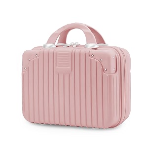 staranddaisy multifunctional mini suitcase or storage box for baby amp mother kids travel bag for boys amp girls with number security lock - pink pack of 1