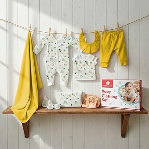 staranddaisy new born baby clothes 0-6 months gift set of 12  soft pure cotton baby gifts newbornperfect newborn baby gift set for boys amp girls