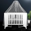 StarAndDaisy Premium Vegas Wooden Cot Crib Bed for Baby/Kids (Ultra White)