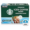 Starbucks K-Cup Coffee Pods, Iced Signature Black, 10 Count