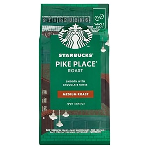 starbucks pike place medium roast whole beans 200g