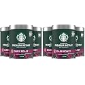 Starbucks Premium Instant Coffee, Dark Roast Coffee, Arabica Beans, Three 3.17 oz Tins (Pack of 2)