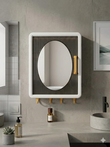 stardecor Bathroom Mirror Storage Cabinet Wall Mounted