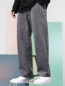 StarForWell Loose Fit Men Grey Jeans