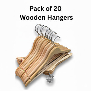 STARHUB TOP HNAGERS Wooden Dress Pack of