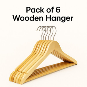 STARHUB TOP HNAGERS Wooden Dress Pack of