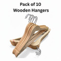 STARHUB TOP HNAGERS Wooden Dress Pack of