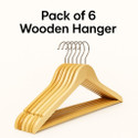 STARHUB TOP HNAGERS Wooden Dress Pack of