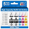 Starink Replacement for Epson 502 Ink Refill Bottles High Capacity 5 Packs