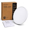STARKLE 18W Rimless Round LED Surface Panel Light, 6500K Cool White, Energy-Efficient Ceiling Lamp, No False Ceiling Required, Ideal for Home, Office &amp; Indoor Lighting (Pack of 6)