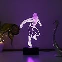 3D Acrylic Spider man425 Night lamp for Birthday Gift 7 Color Changing Desk Table lamp with Remote Control