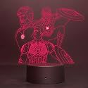 Avengers345 3D Illusion Led Night lamp with 7 Color Changing Light and Remote Control
