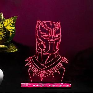 blackpanther785 3d led night light 16 color changing light with remote control desk table lamp light