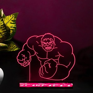 hulkmarval458 avengers nightlight gift for birthday 16 color changing light with remote control