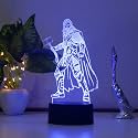 Thor745 Avengers Marvel Acrylic LED Night Light for Kids 3D Illusion Lamp with 7 Color Changing Light & Remote Control