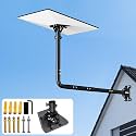 Starlink Gen 3 Long Wall Mount, Include Aluminum Alloy Gen 3 Pipe Adapter, Adjustable Tilt 160 Degree for Better Signal, Starlink Internet Kit Satellite Pole Mounting Kit
