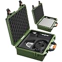 EAZUSE Starlink Mini Case, Hard Waterproof Travel Case,Green