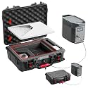 Starlink Mini Case, IP67 Waterproof Hard Shell with DC Port, Black