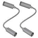 Starlink Mini DC Cable Connector Female to Female Adapter Waterproof Power Cable Extender Starlink Mini Accessories for Power Cord Length Extension 2Pack