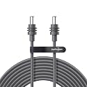 Starlink Mini Power Cable 150FT/46M, DC5521 Male to Male, Waterproof Mating — 18AWG Replacement Starlink Mini DC Power Cable