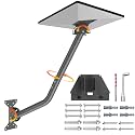 Starlink Mini Wall Mount, Adjustable Bracket with Extension Tube, Rustproof & Weatherproof for Concrete & Wood Walls, Easy Installation