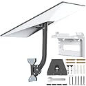 Starlink Mount, Adjustable Wall Mounting kit for Standard 4/4X/Gen 3, Black