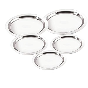heavy duty stainless steel ss lid for vessels kadai lid dia115cm 125cm 140cm 1525cm 165 cm 4534 534 5534 634 65 inches approxwt 385gm s678910