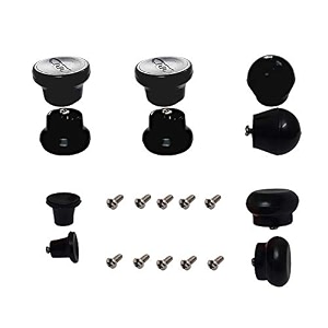 starlinks heavy duty universal lid knobs with stainless steel screws assorted size and shapes pot lid knob for urli lid saucepan lid dish lid doom lid kadai lid moodi - 10 nos assorted10