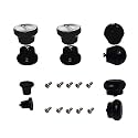 Starlinks® Heavy duty Universal Lid KNOBS with STAINLESS STEEL SCREWS assorted size and shapes Pot Lid Knob for Urli lid, Saucepan lid, Dish lid, Doom lid Kadai lid, moodi - 10 nos. /Assorted10
