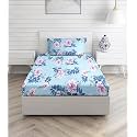 Glace Cotton Single Bedsheet with 1 Pillow Covers | Soft Thread Count 160 Brushed Ezyption Cotton -Long Lasting &amp; Wrinkle Free