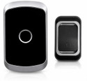 starprim Black Wireless Doorbell Kit, Waterproof Battery Operated Long Range Cordless Wireless Door Chime (1 Tune)