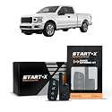 Start-X Remote Starter Kit + 3000ft 2 Way Range Extender for Ford F-150/F-250/F-350, Ranger, Transit/Connect, Bronco Sport, Edge, Escape, Expedition, Explorer & Fusion (Push-to-Start & Key Ignition)