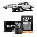 Start-X Remote Starter Kit + 3000ft 2 Way Range Extender for Jeep Wrangler JL & Gladiator JT (2018, 2019, 2020, 2021, 2022, 2023, 2024) with Push-to-Start