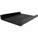 StarTech.com 2U Server Rack Shelf - Universal Vented Rack Mount Cantilever Tray for 19" Network Equipment Rack &amp; Cabinet - Heavy Duty Steel - Weight Capacity 50lb/23kg - 22" Deep Shelf (CABSHELF22V)