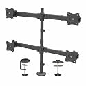 Desk Mount Quad Monitor Arm up to 27in, 17.6lb/8kg, VESA (ARMQUAD)