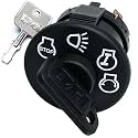 Starter Ignition Switch w/Protective Umbrella Key for John Deere X-Series