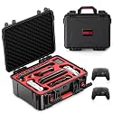 STARTRC GAMES Hard Carrying Case for Nintendo Switch 2, Waterproof Hard Travel Case for Nintendo Switch 2 Console, 2 Pro Controllers, 16 Game Cards and Other Accessories