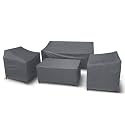 STARTWO Outdoor Furniture Cover Waterproof 4 Piece Set, Grey, Regular