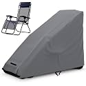 STARTWO Zero Gravity Chair Cover Outdoor Waterproof Folding Lounge Armchair Cover for Zero Gravity Chair with Storage Bag,Gray