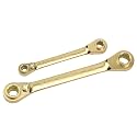 STARWORK TRUE MECHANIC™ 2-Piece 10-in-1 Reversible Ratcheting Box Wrench Set, Double Box End, 72-Tooth, GPLATING™, SAE/Metric