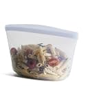 Stasher Premium Reusable Silicone Food Storage Bowl, Clear, 6-Cup