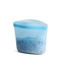 Stasher Premium Reusable Silicone Food Storage Bowl, Blue, 1-Cup