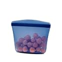 Stasher Premium Reusable Silicone Food Storage Bowl, Deep Ocean, 1-Cup