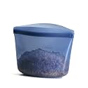 Stasher Premium Reusable Silicone Food Storage Bowl, Deep Ocean, 2-Cup
